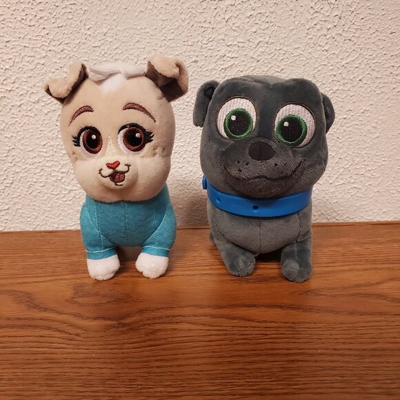 Plush Disney Puppy Dog Pals Stuffed Animals - Keia & Bingo - 6" Tall - Picture 1 of 7